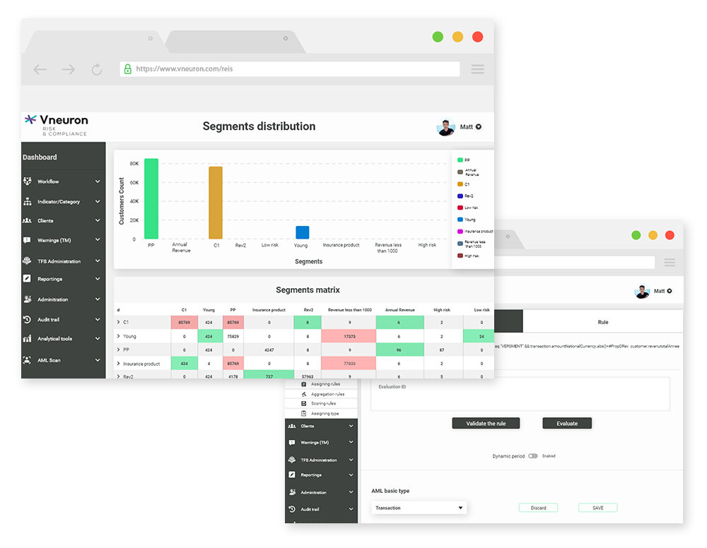 Transaction monitoring in Anti-Money Laundering investigations