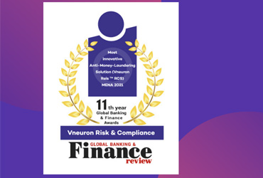 Vneuron Risk and compliance is awarded the Most Innovative Anti-Money Laundering Solution Provider MENA 2021
