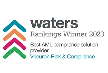 Vneuron Risk & Compliance élu Meilleur éditeur de solutions de lutte contre le blanchiment des capitaux dans le cadre des Waters Rankings Awards 2023