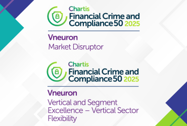 Vneuron Named Market Disruptor and Wins Vertical Sector Flexibility Award in Chartis’ 2025 Financial Crime and Compliance Report